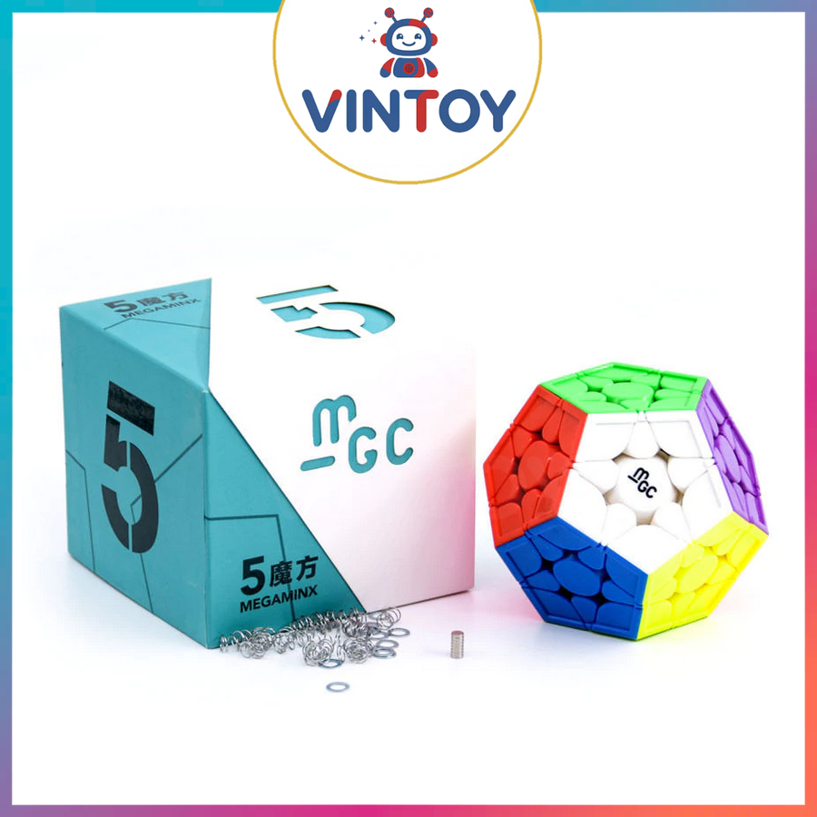 Rubik Megaminx YJ MGC Megaminx M Rubic Biến Thể 12 Mặt Nam Châm Đồ Chơi Trí Tuệ Trẻ Em