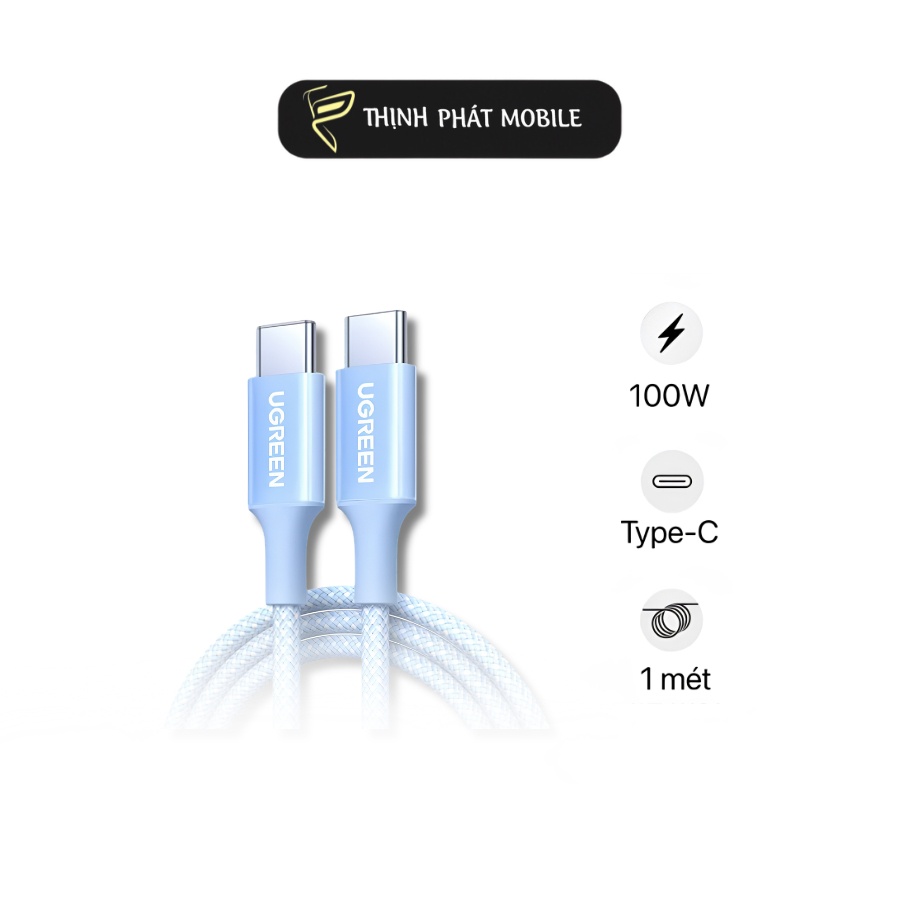 CÁP UGREEN UNO USB-C TO USB-C 100W DÀI 1M L502 65253