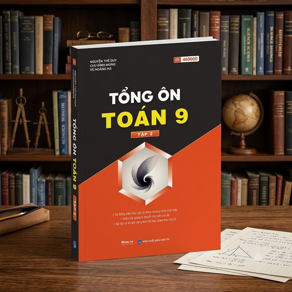 Sách ID - [2025-2026] - Tổng Ôn Toán 9 - Tập 2 - Chương trình mới : Sách toán lớp 9 ôn thi vào lớp 1
