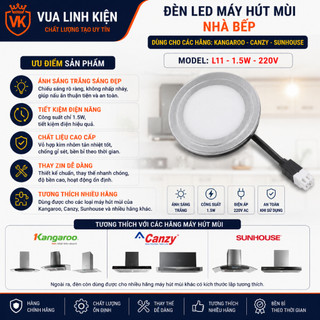 Đèn máy hút mùi, đèn led 220v 1,5W