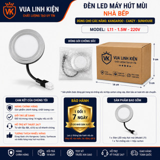Đèn máy hút mùi, đèn led 220v 1,5W
