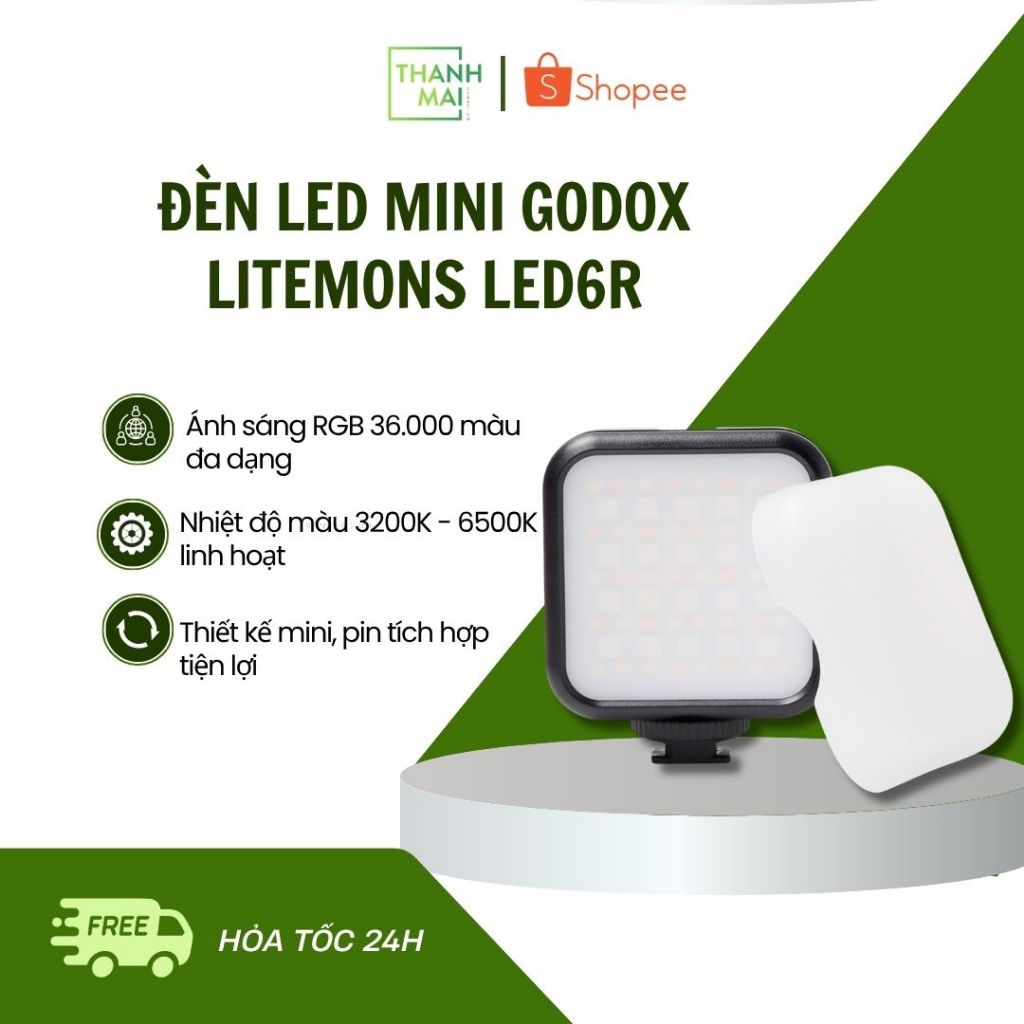 Đèn Led Mini Godox Litemons LED6R