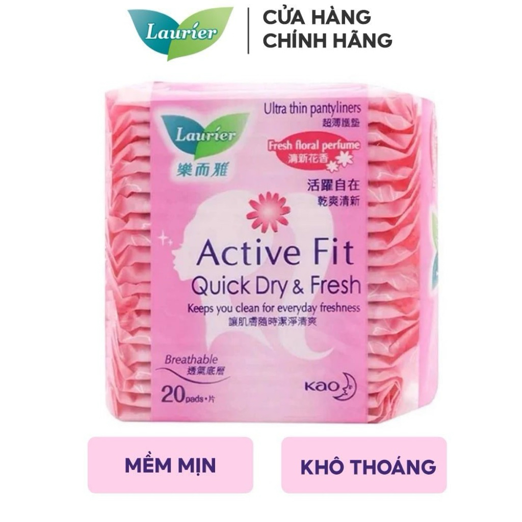 Băng Vệ Sinh Laurier hằng ngày hương hoa 20 Miếng