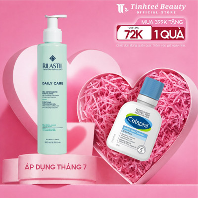 Gel rửa mặt cho da nhạy cảm da dầu mụn da hỗn hợp RILASTIL DAILY CARE PURIFYING CLEANSING GEL 200ML