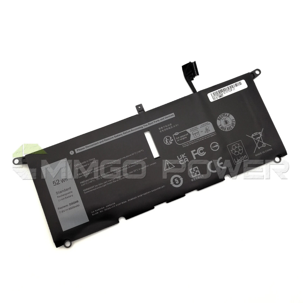 ⭐ [ZIN]  Pin Laptop Dell XPS 9370 9380 DXGH8 Inspiron 13 5390 5391 7390 H754V G8VCF 52Wh