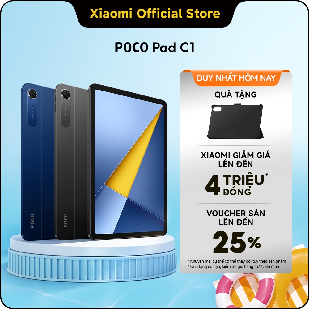 POCO Pad C1 (4GB+64GB| 6GB+128GB) | Màn hình 9.7" 2K 120Hz | Pin khủng 7600 mAh(typ)