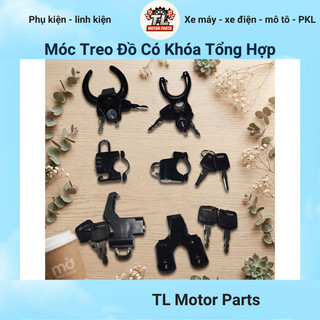 Móc Treo Đồ Có Khóa Nón Bảo Hiểm Chống Trộm Tổng Hợp Lắp Xe Máy Xe Điện TL Motor Parts