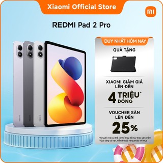[TẶNG COVER] REDMI Pad 2 Pro | Màn hình 2.5K 12,1" sắc nét | Hình ảnh mượt mà với tần số quét lên đến 120Hz