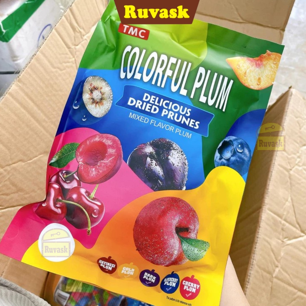Ô Mai MIX 5 VỊ Colorful Plum - Ô Mai Mix 5 VỊ Trái Cây SIÊU NGON - Ô Mai  Ruvask.