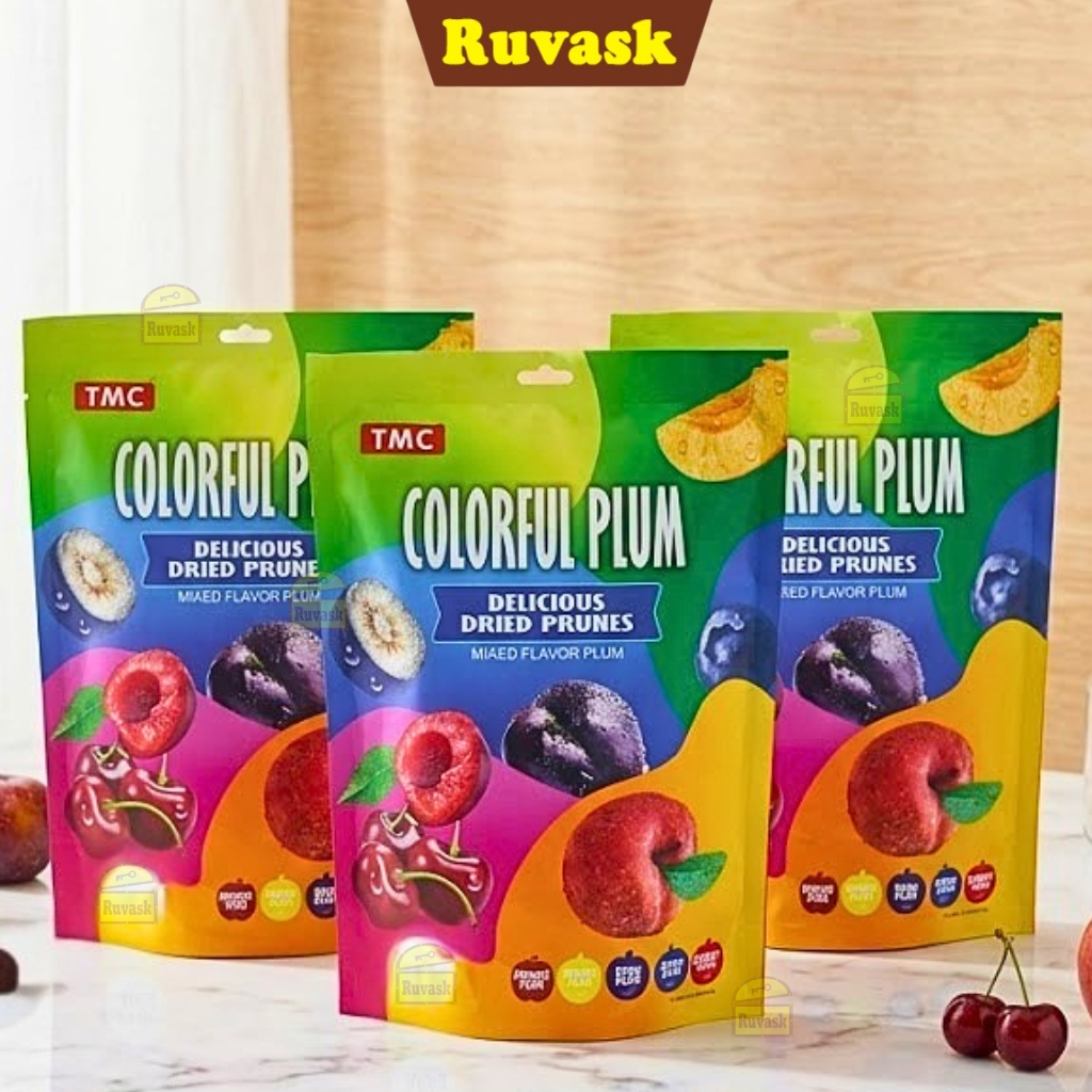 [COMBO 3 GÓI] Ô Mai Xí Muội Colorful Plum Mix Vị Chua Ngọt - Ô Mai Mix Vị Trái Cây - Xí Muội  Ruvask