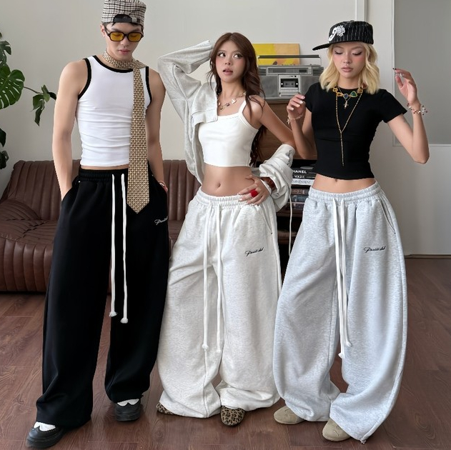 déd QUẦN DÀI NỈ ỐNG RỘNG PRIVATE CLUB UNISEX EMPTI.CLUB QD-011