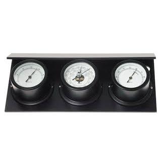Autonautic Weather station thermo-baro-hygro. Black. Horizontal E72H, part no: E72H