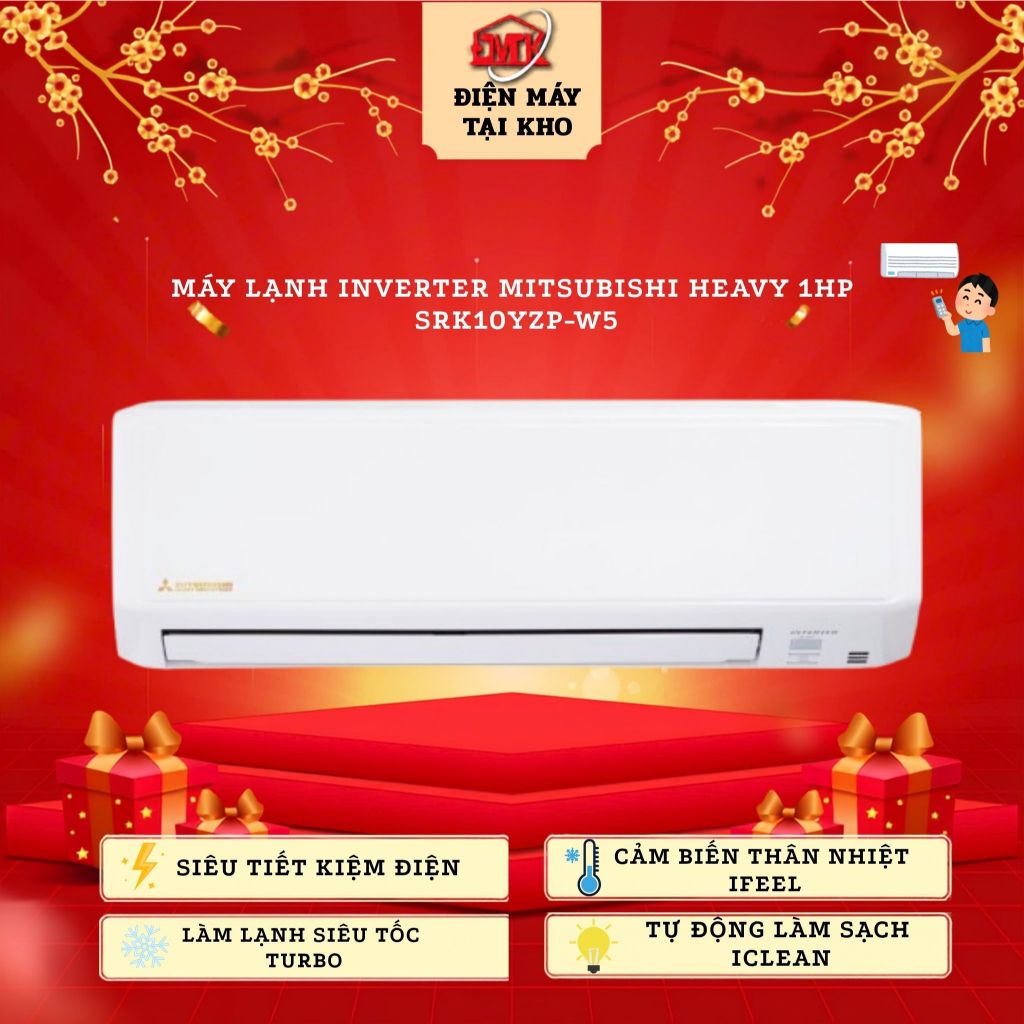 Máy lạnh inverter Mitsubishi Heavy 1Hp SRK10YZP-W5