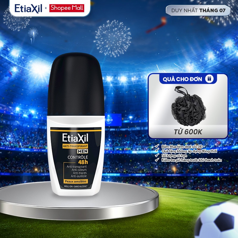 Lăn khử mùi Etiaxil men 50ml