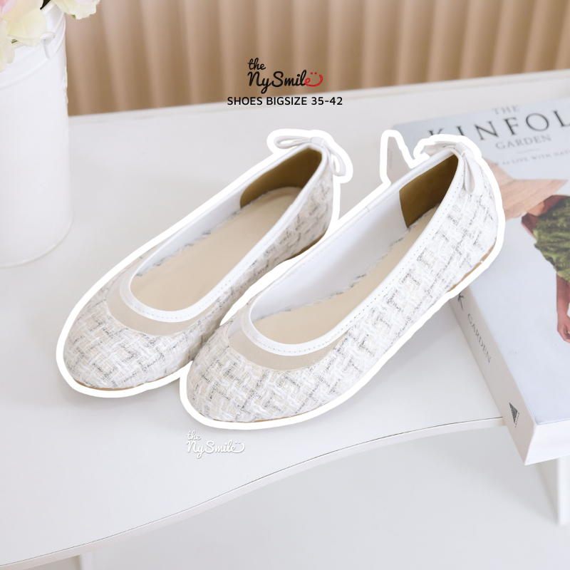 Giày nữ bigsize (35-42) giày búp bê 1P mang đi học, đi chơi - THE NYSMILE - BOBO