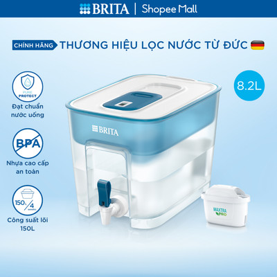 Bình lọc nước BRITA Flow 8.2L (có sẵn 1 lõi lọc Maxtra Pro 150L)