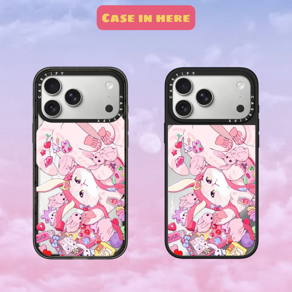 Ốp điện thoại Club Bunny từ tính cho IPhone 17 Pro Max 17Air 16 15 14 13 12 bảo vệ chống sốc