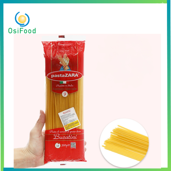 Mì Ý Bucatini 07 Pasta Zara 500g – Mì Pasta Sợi Dài Tiện Lợi