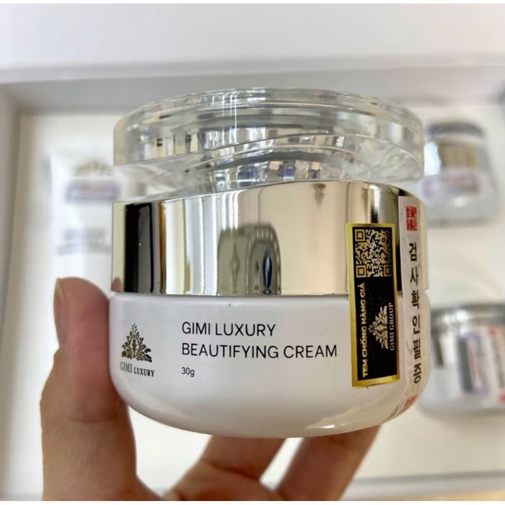 GIMI - tem quét mã QR ] Kem chống nắng GIMI Luxury Hàn Quốc ( Beautifying Cream 30g) bảo vệ da khỏi 