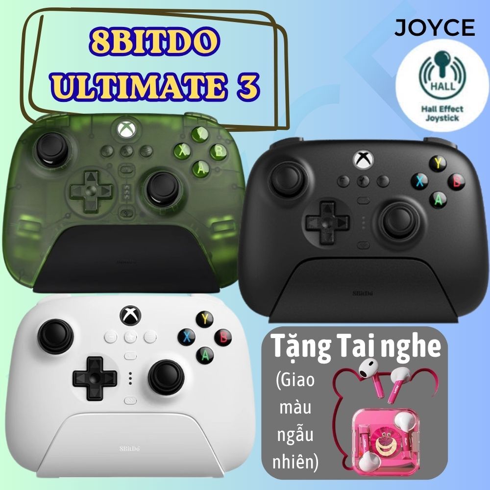 Tay Cầm 8BitDo Ultimate 3 - Mode Controller for Xbox (Kèm Dock Sạc )