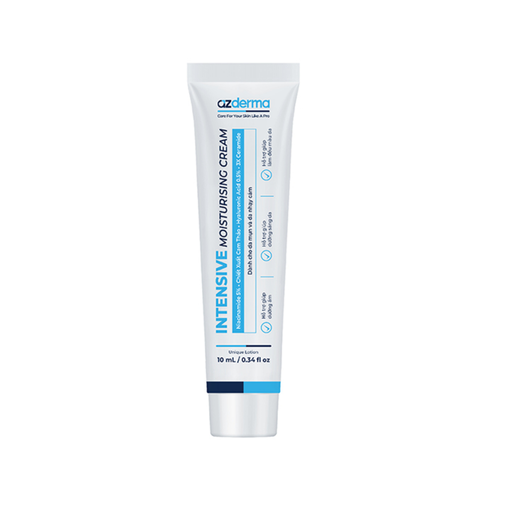 Kem Dưỡng Azderma Cấp Ẩm, Đều Màu Da 40ml Intensive Moisturising Cream