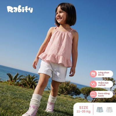 Quần short kaki bé gái Rabity 930.038