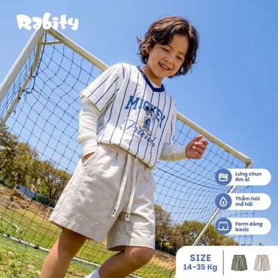  Quần short kaki bé trai Rabity 930.041