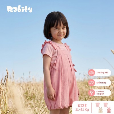  Set yếm váy bé gái Rabity 958.004