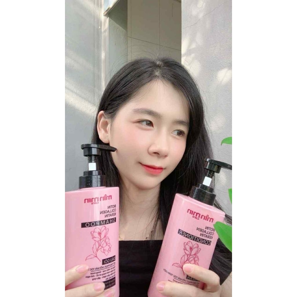 Dầu gội xả nước hoa biotin collagen keratin