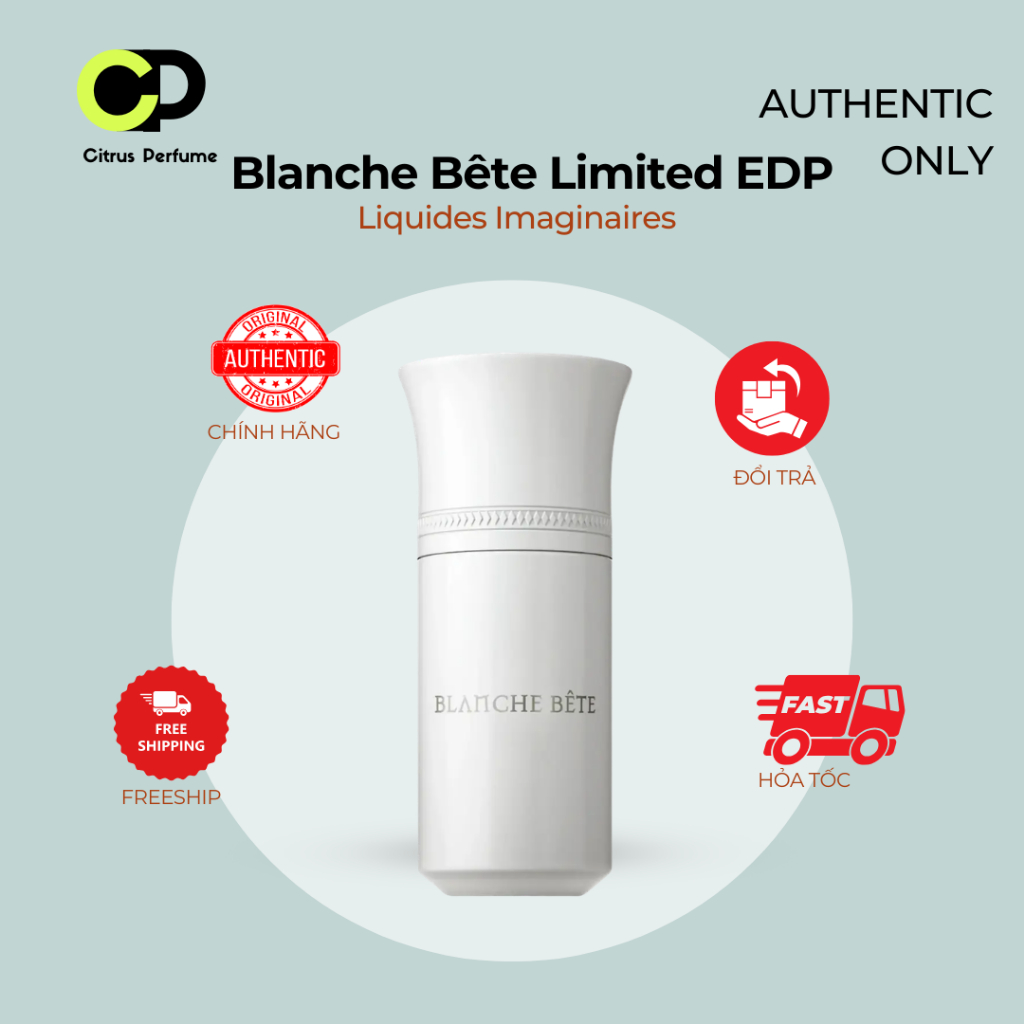 10ml Blanche Bete Limited Liquides Imaginaires - Nước hoa Unisex