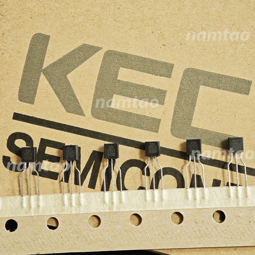 (20 chiếc) Transistor 2N5551 5551chính hãng KEC chân đồng mới 100%