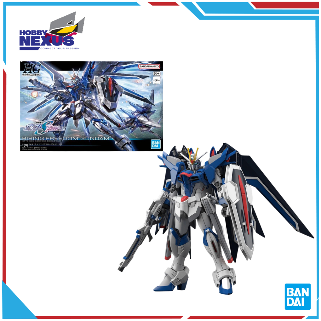 Mô hình lắp ráp Gunpla - BANDAI - HG 1/144 RISING FREEDOM GUNDAM 662842