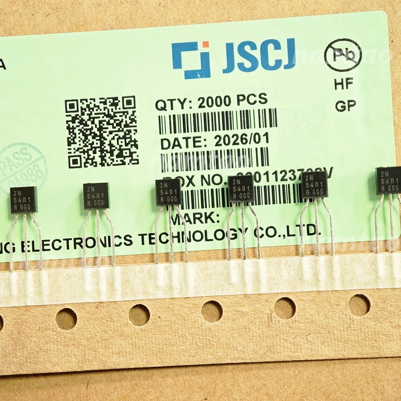 (50 chiếc) Transistor 2N5551 5551  chính hãng CJ chân đồng đóng dây