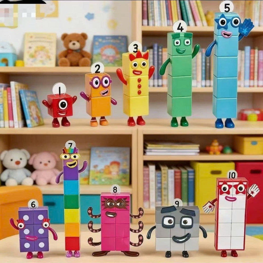 Đồ Chơi Numberblocks 1-10 Lắp Ghép Nhân Vật Số Cho Bé Học Đếm Học Toán Phân Loại Thế Hệ 1 & 2