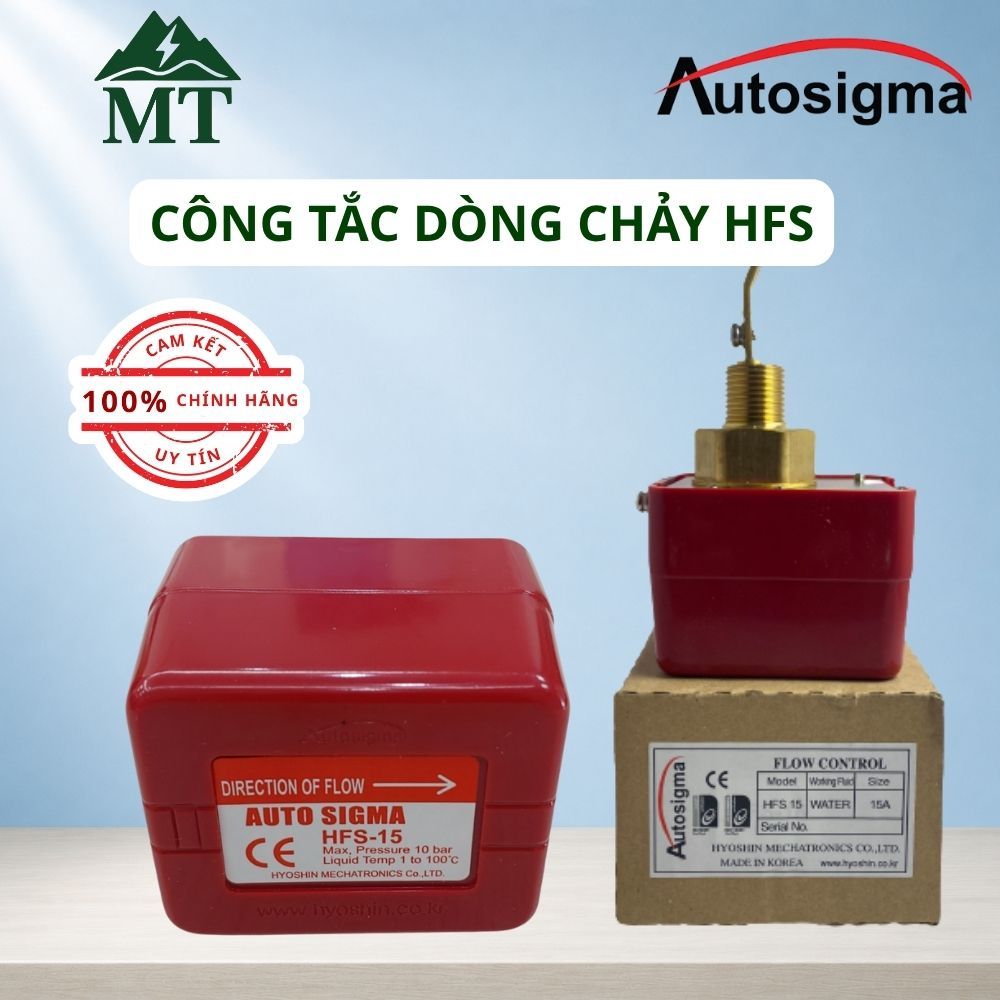 Công tắc dòng chảy HFS-15, HFS-20, HFS-25 - Thương hiệu Hàn Quốc AUTOSIGMA