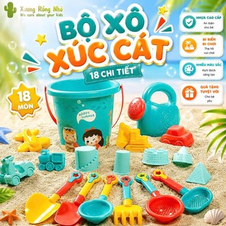 Đồ Chơi Xô Xúc Cát Đi Biển Kèm Dụng Cụ Dành Cho Bé