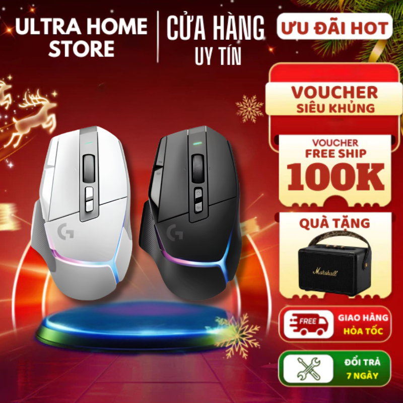 Chuột Logitech G502 X PLUS Wireless RGB Sạc USB-C Cảm Biến HERO 25K