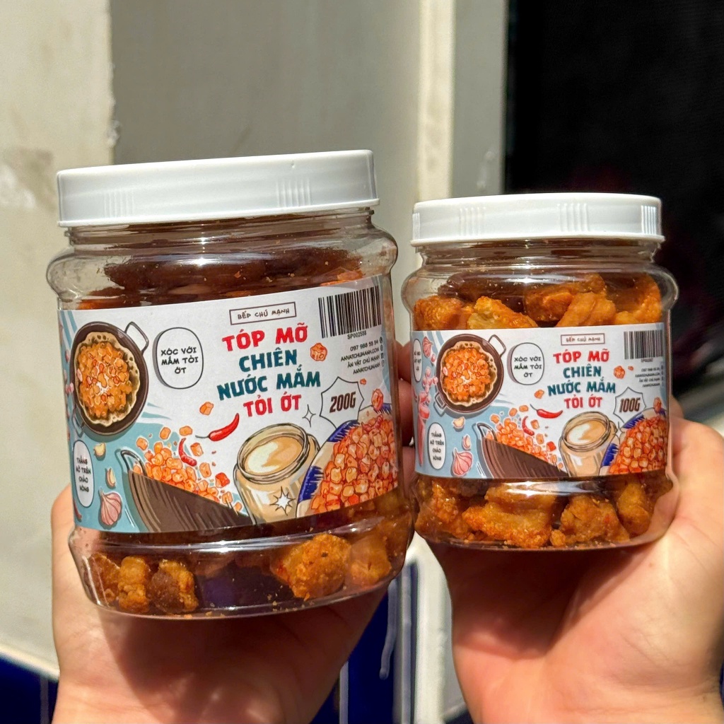 Tóp Mỡ Chiên Nước Mắm - Ăn Vặt Chú Mạnh