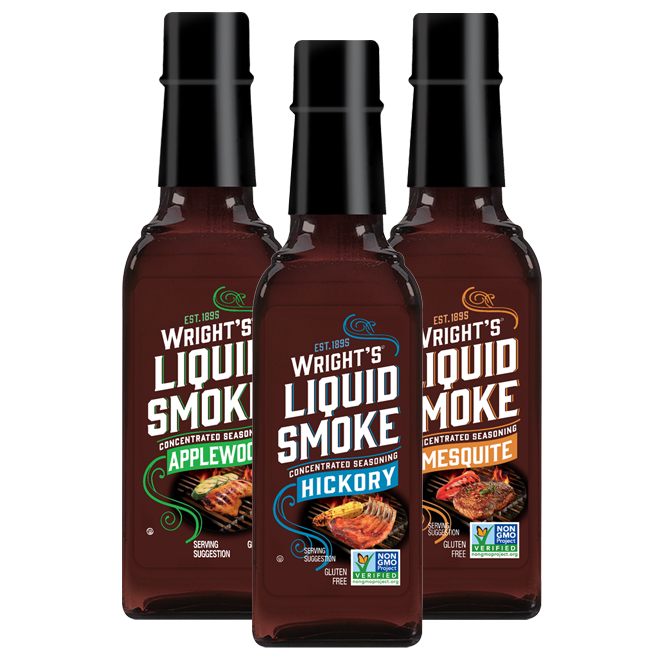 Nước Xông khói thịt Wright's Liquid Smoke Hickory,Applewood,Mesquite 103ml Date 12.2029