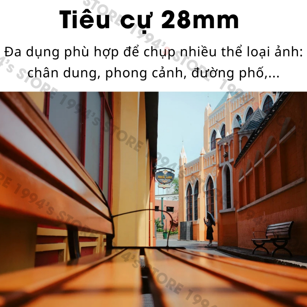 Ống Kính Viltrox 28mm F4.5 Chip AF cho Full-Frame Sony E/FE, Nikon Z, Fujifilm X/FX và Leica L - Len