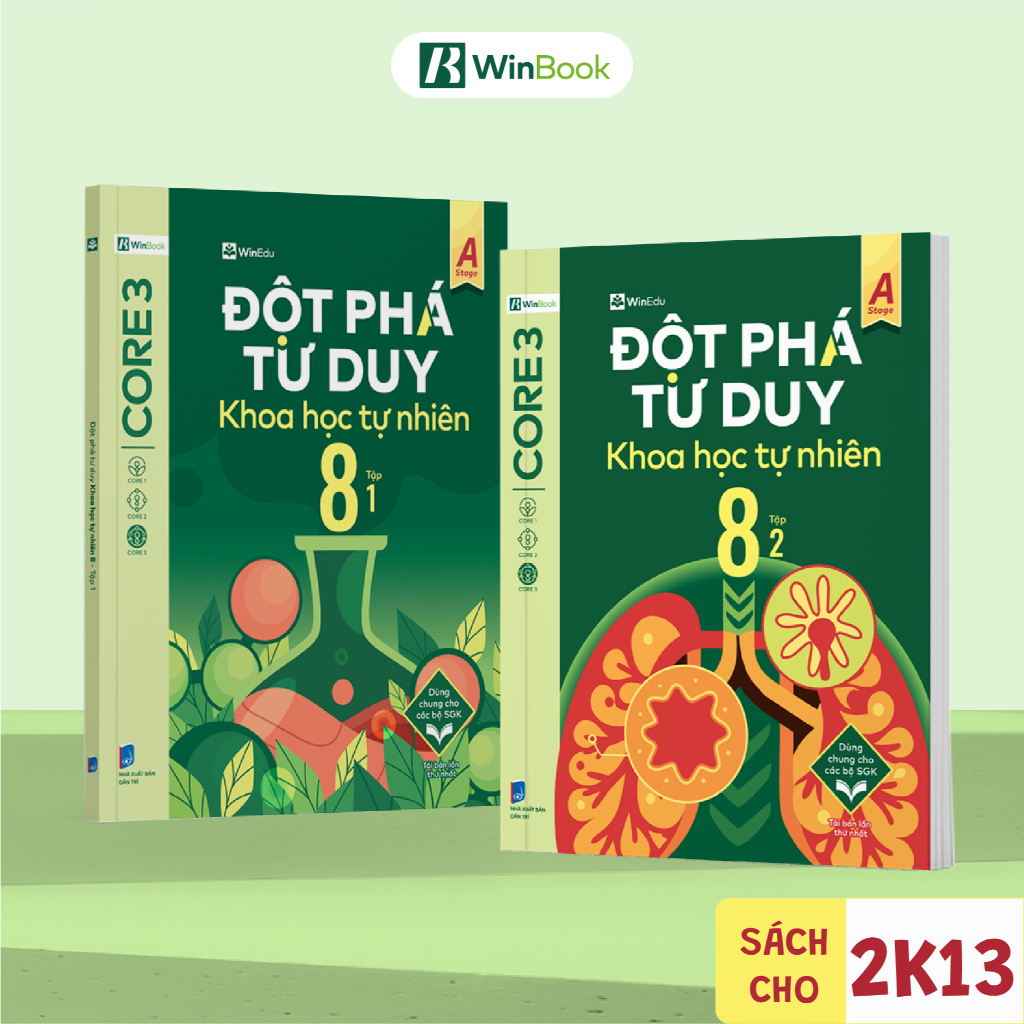 Sách - Đột phá tư duy Khoa học tự nhiên 8 - Dùng chung cho các bộ SGK