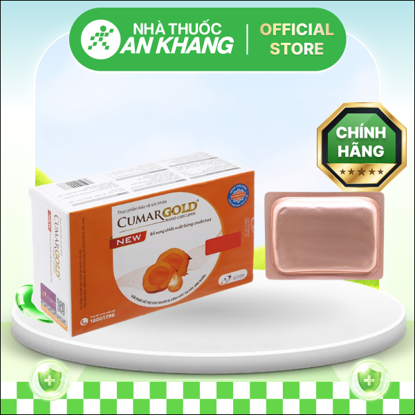 CumarGold New hỗ trợ giảm viêm loét dạ dày, tá tràng hộp 40 viên [Nhà Thuốc An Khang - Chính Hãng 10