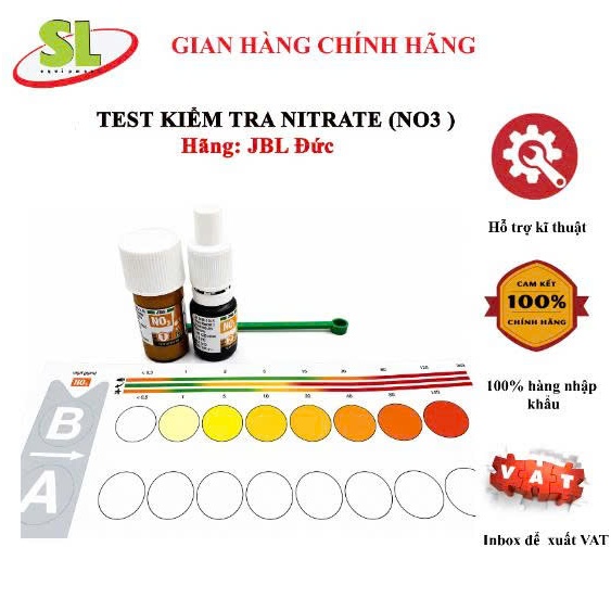 Bộ test kiểm tra Nitrate (NO3) trong nước, Test NO3, Bộ test NO3 - JBL Đức