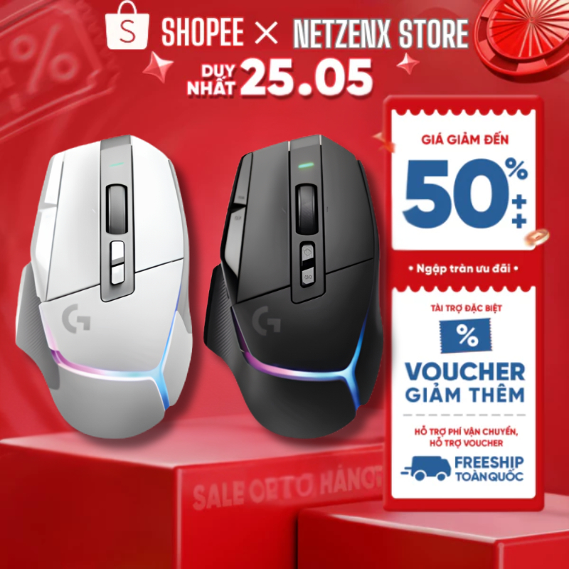 Logitech G502 X PLUS RGB Wireless Gaming Mouse Cảm Biến HERO 25K USB-C