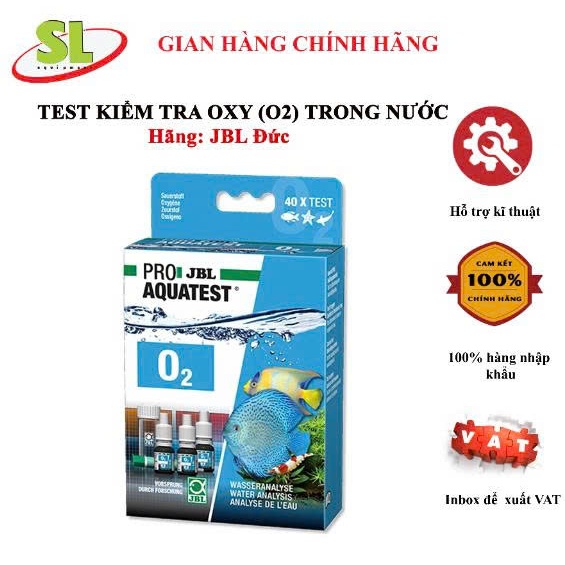 Bộ test kiểm tra hàm lượng Oxy trong nước, Test O2, Bộ test O2 - JBL Đức