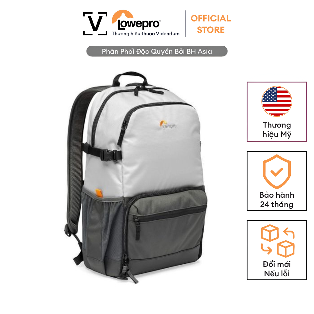 Balo Máy Ảnh Lowepro Truckee BP 250 LX (Grey)