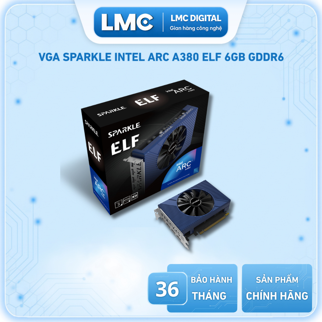 VGA SPARKLE Intel Arc A380 ELF 6GB GDDR6