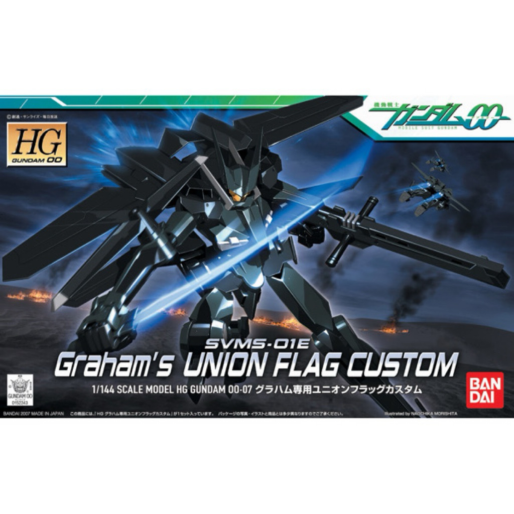 [HÀNG SẴN] BANDAI MÔ HÌNH LẮP RÁP HG 1/144 UNION FLAG (GRAHAM CUSTOM) CHÍNH HÃNG