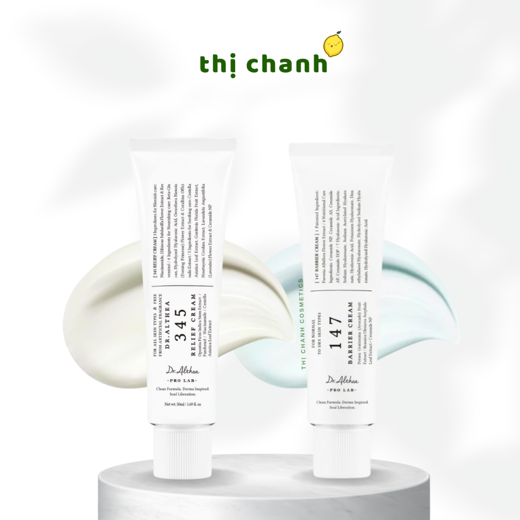 (Hàng Công Ty) Kem Dưỡng Dịu Da DR.ALTHEA 345 Relief Cream / 147 Barrier Cream 50ml