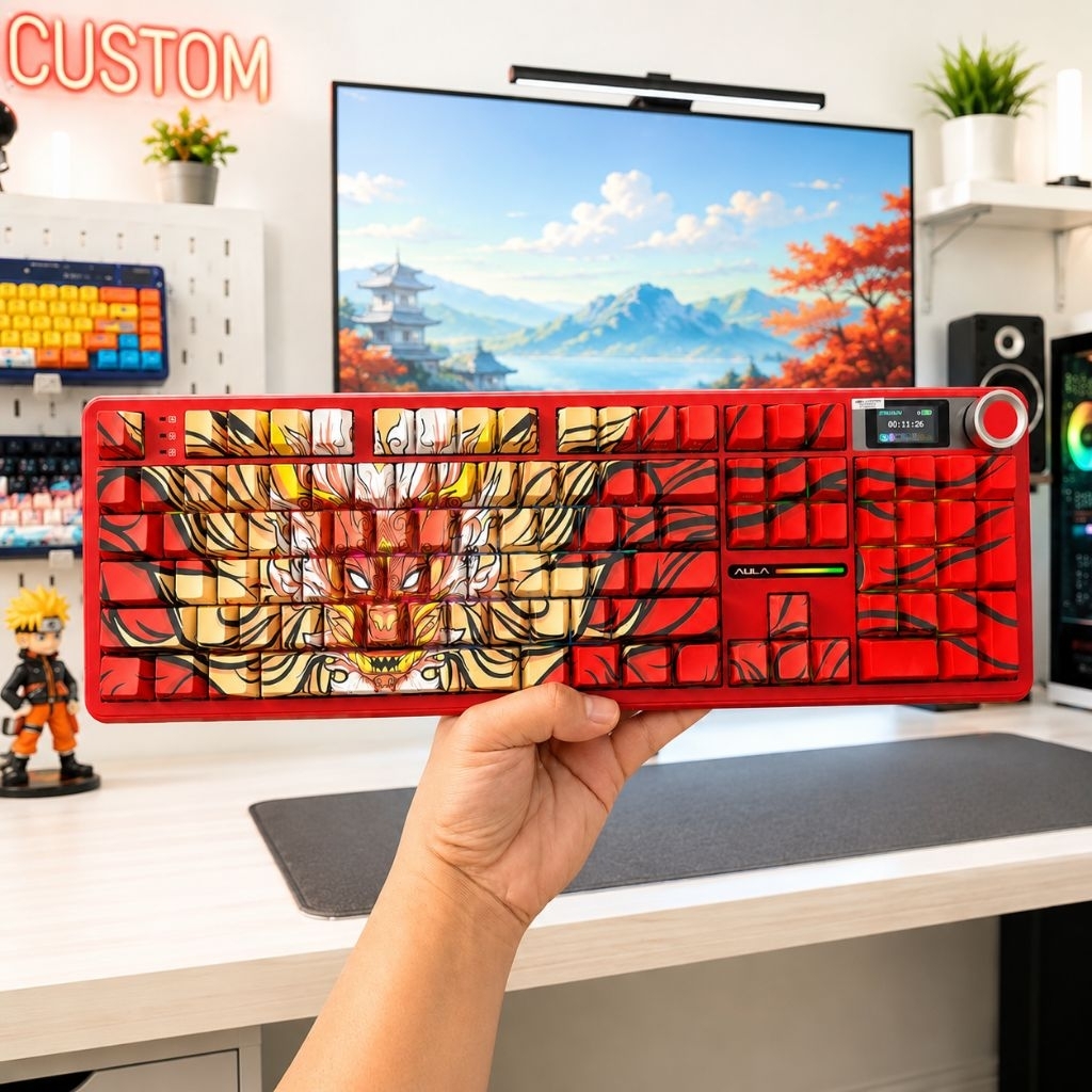 Bàn Phím Cơ Gaming Aula F108 Pro | 3 MODE, Led Rgb